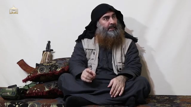  Abu Bakr al-Baghdadi in the lastest video released by ISIS