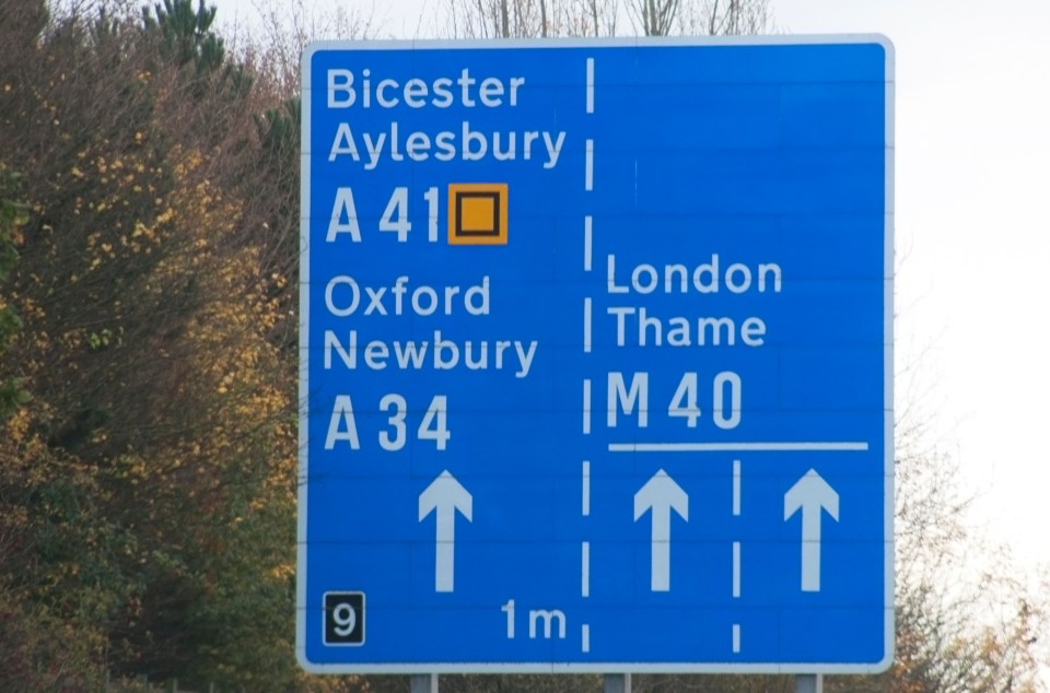  Junction numbers in the bottom left corner are often blocked by trees or large lorries