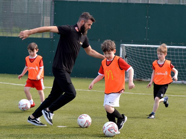  Ledley spoke to SunSport at a McDonald’s Fun Football Centre