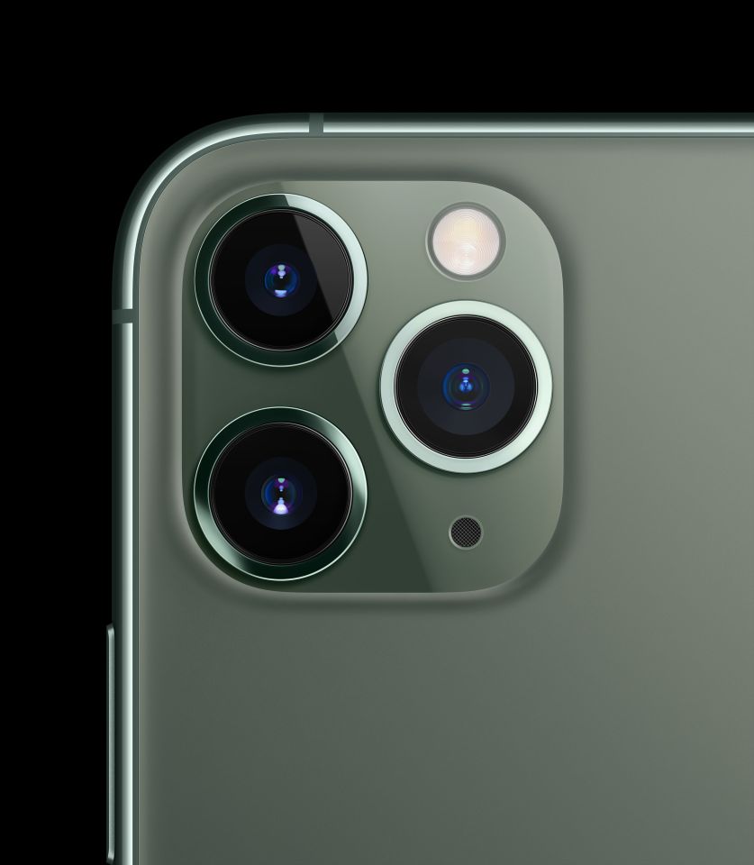  iPhone 11 Pro's design has a 12-megapixel telephoto camera, with a larger f/2.0 aperture, a 52mm focal length and OIS too