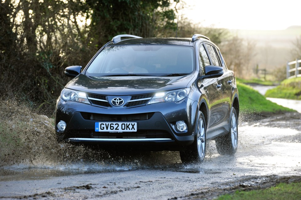 The Toyota RAV4 held 63 per cent of its market value