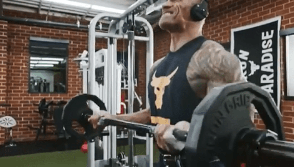  The 'hellish' routine involves 21 reps in total