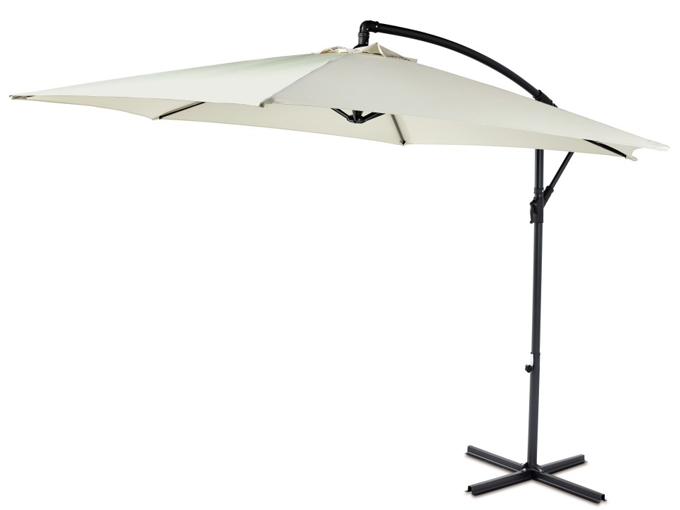  Aldi's parasol is three times cheaper than John Lewis'