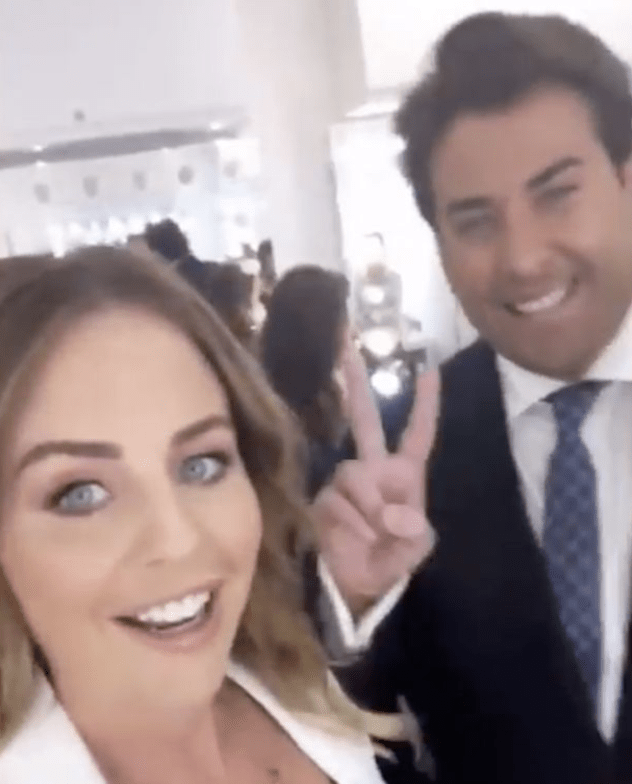  Lydia posted a video with Arg backstage on Good Morning Britain last week