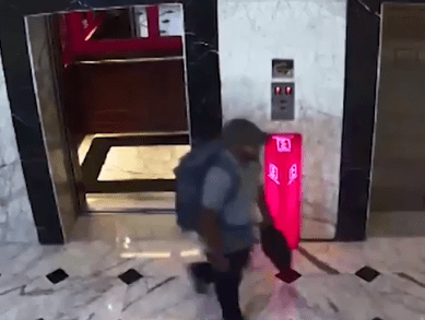  CCTV cameras picked up the suspected as he left his hotel room just before the attacks