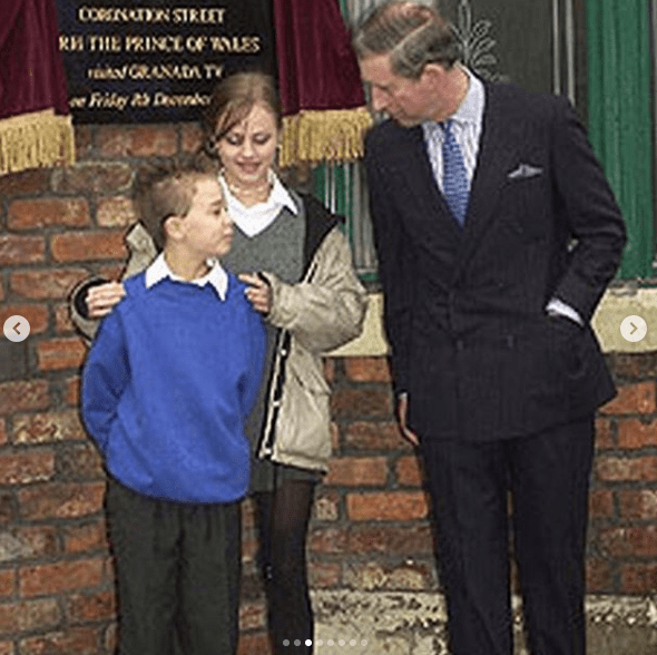  Meeting Princes Charles during the show's 40th anniversary special