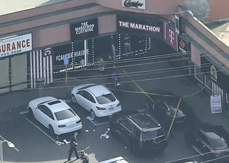  Nipsey Hussle was shot outside his Marathon Clothing shop in LA