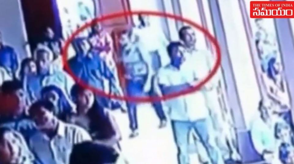  A video clip shows a terrorist walking into a Sri Lankan church moments before he killed dozens inside, it has been claimed