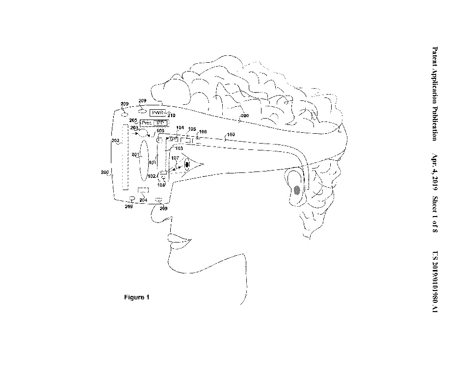  How the technology will interact with glasses, as pictured in the patent application