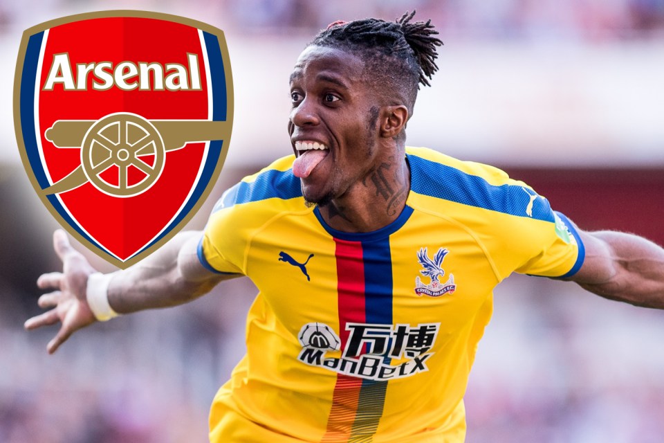  Arsenal are one of the clubs looking to sign Wilfried Zaha this summer