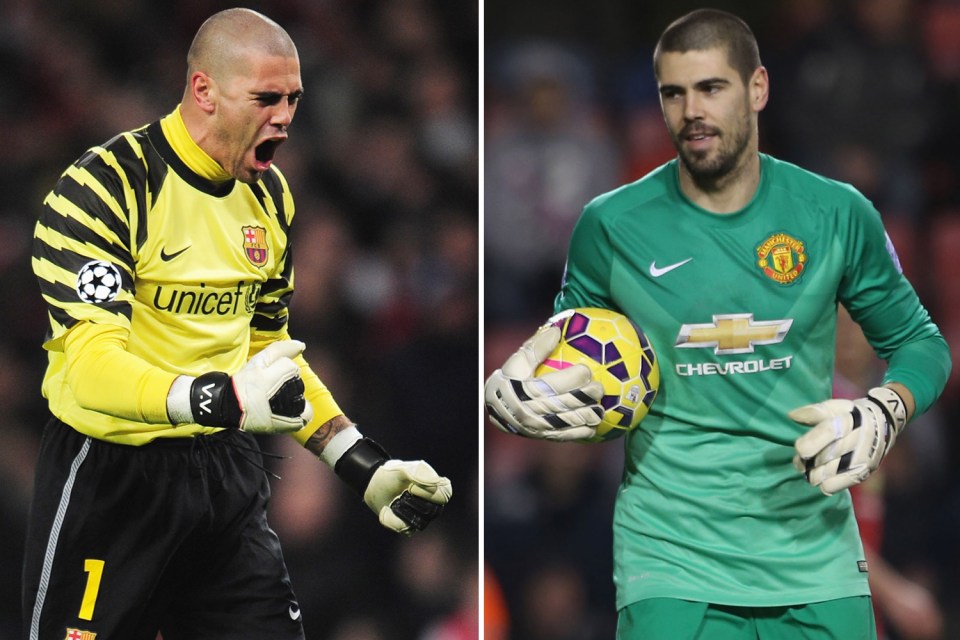  Victor Valdes came through the Barcelona academy and was pivotal to their success in the 2000s but flopped at Old Trafford