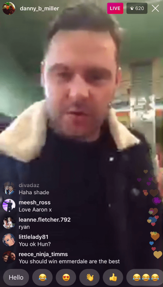  Danny Miller had fans concerned about his behaviour and comments in the video