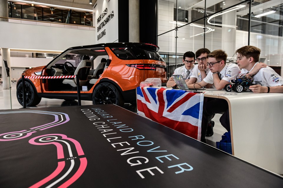  Jaguar Land Rover is helping to develop young engineers for the growing driverless car industry 