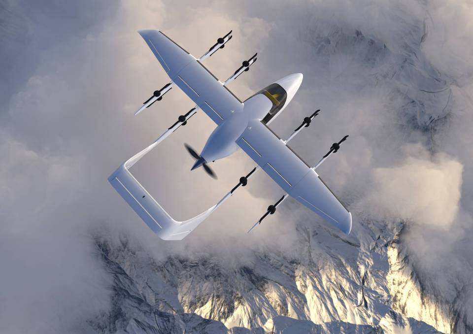  The new concept would vertically take off, similar to a drone