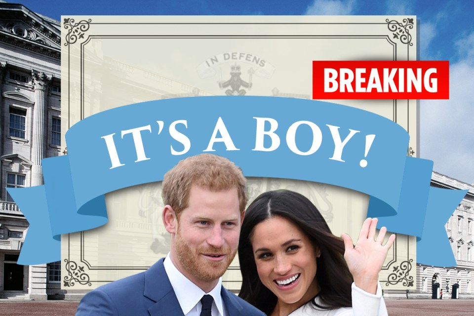 Meghan Markle has given birth to a baby boy