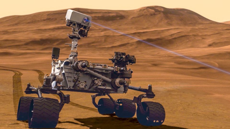  Nasa wants to stick a robotic rover on the Moon in 2023. It could look something like the £2billion Curiosity Mars rover (artist's impression)