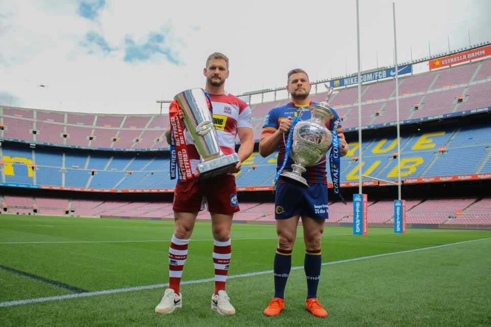  Sean O'Loughlin (left) and Remi Casty will lead their sides at the footballing cathedral