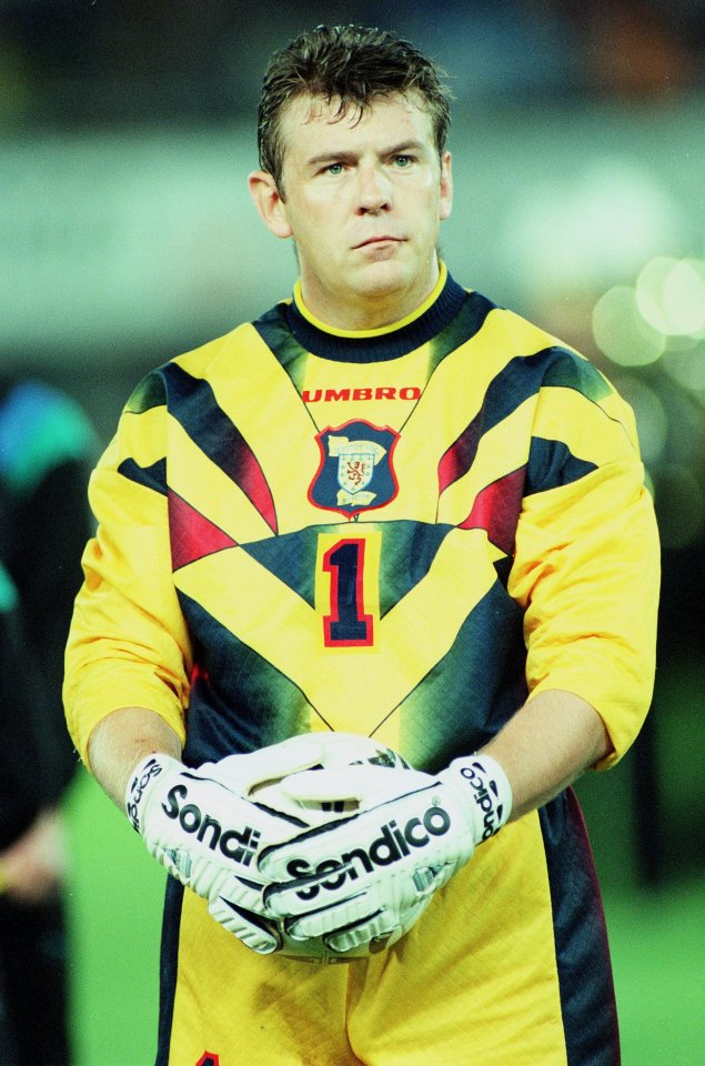  Goram was proud to play for Scotland, appearing 43 times for their national team