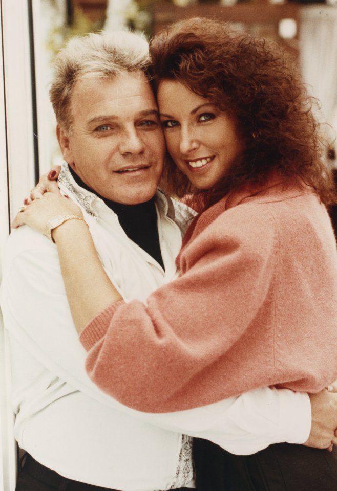  Starr and his second wife Sandy pictured in 1991