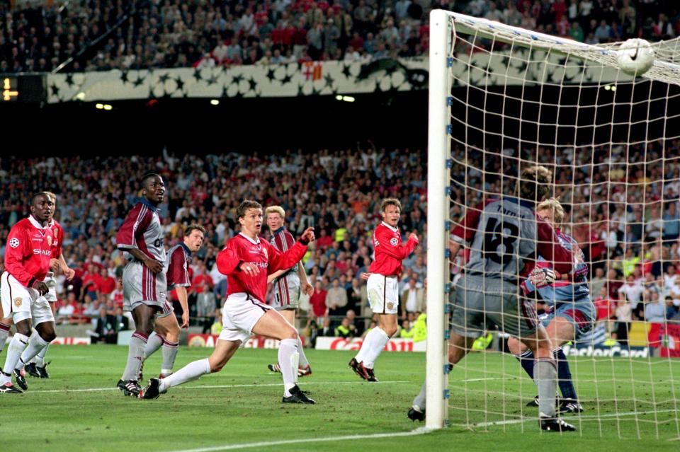  Ole Gunnar Solskjaer admits his flick against Bayern in '99 was lucky