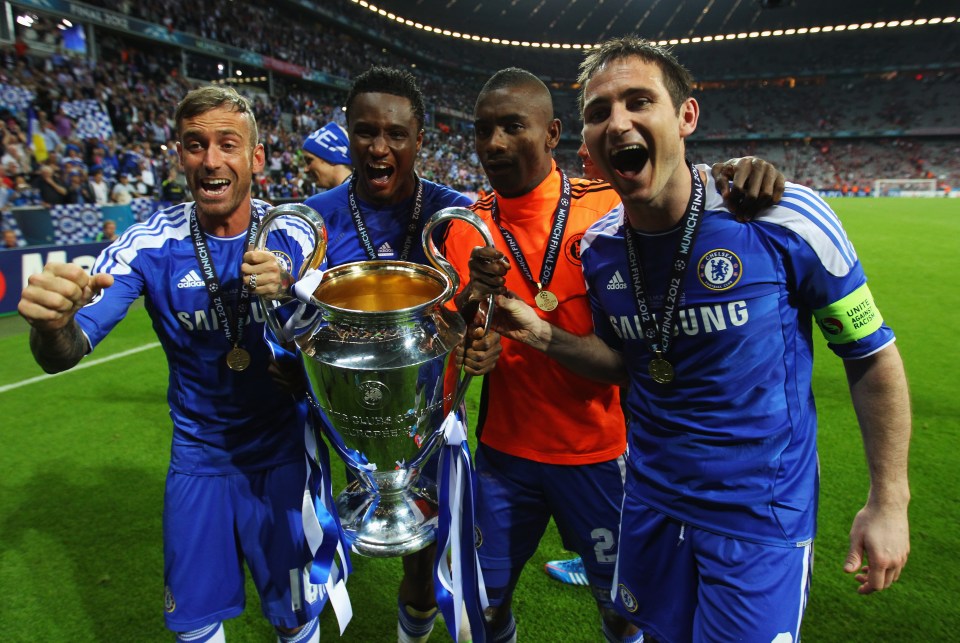  The midfielder became a Chelsea legend when he helped the Blues win the Champions League in 2012