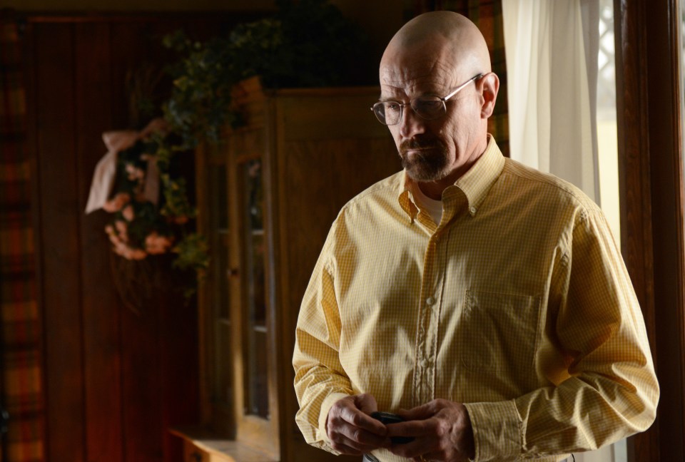  Walter White, played by Bryan Cranston, in a scene from Breaking Bad