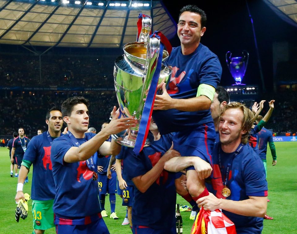  Xavi spent 24 years at the Camp Nou, joining aged 11