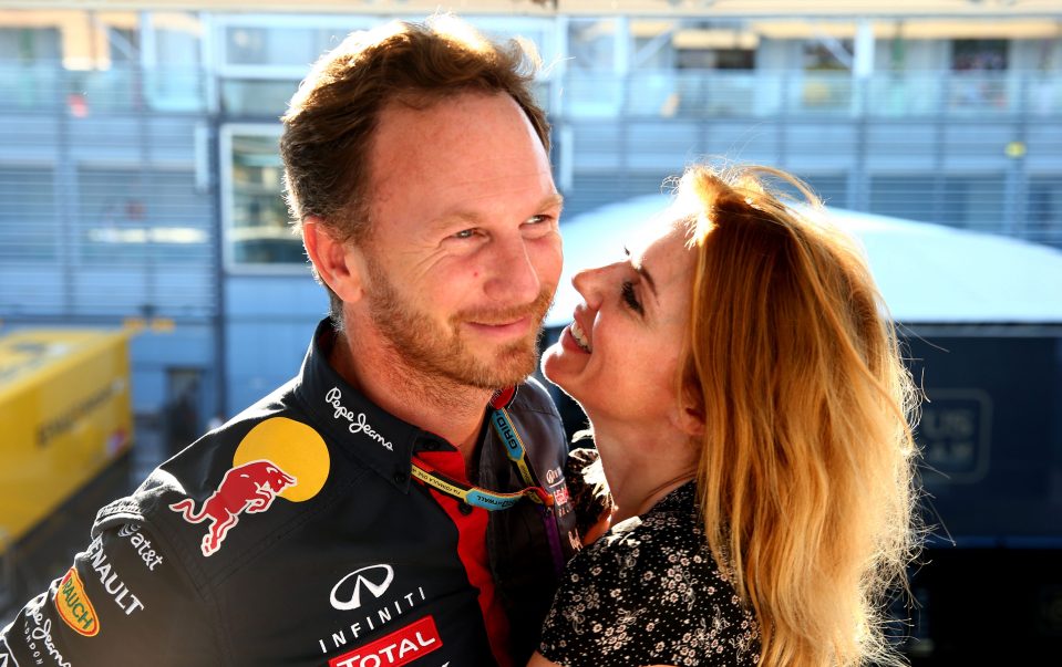  Geri's F1 boss husband Christian Horner often goes to watch the band's rehearsals