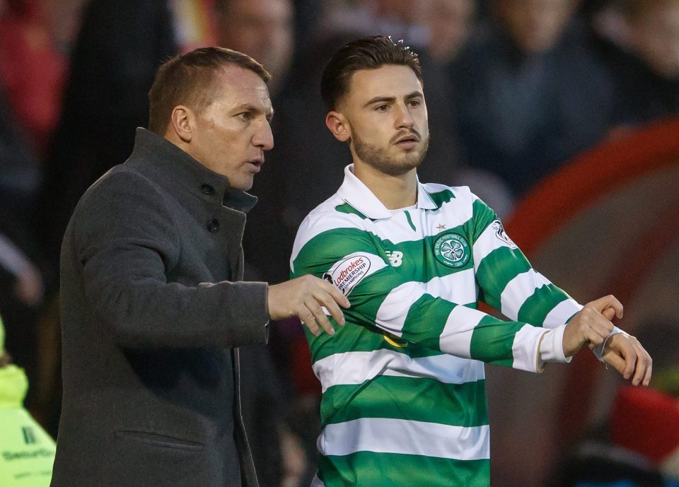  Brendan Rodgers is eyeing a swoop for his former Celtic whizzkid Patrick Roberts