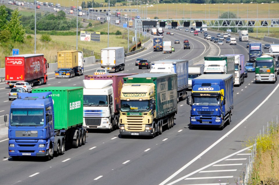  Blind spots are much larger in heavy goods vehicles