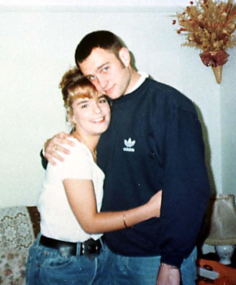  Stephen Cameron, pictured with his girlfriend Danielle Cable. He died in her arms after being stabbed to death by Noye