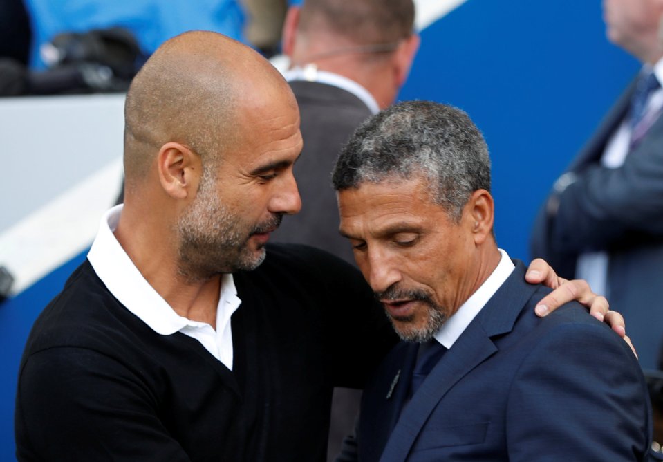  Should they win the title, Pep Guardiola's Man City will have to wait to get their hands on the Premier League trophy