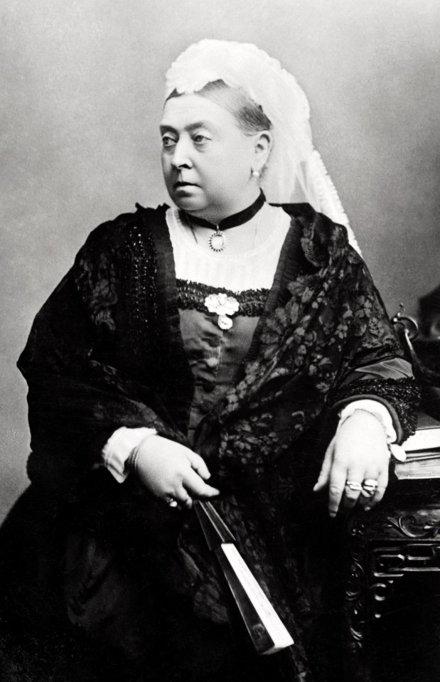 Queen Victoria was often pictured with a serious expression on her face