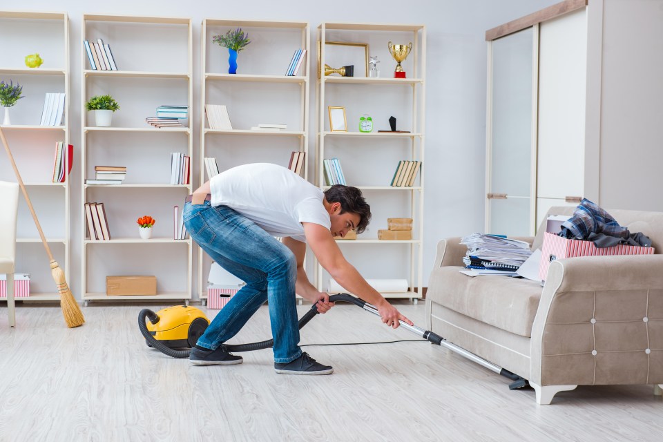 Certain cleaning products can irritate your eyes and throat and trigger a headache