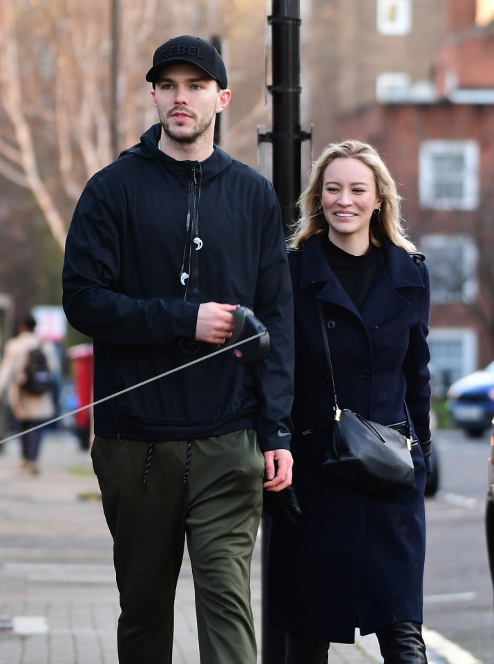 Bryony with fella Nicholas Hoult who plays Lord Of The Rings author JRR Tolkien in new biopic