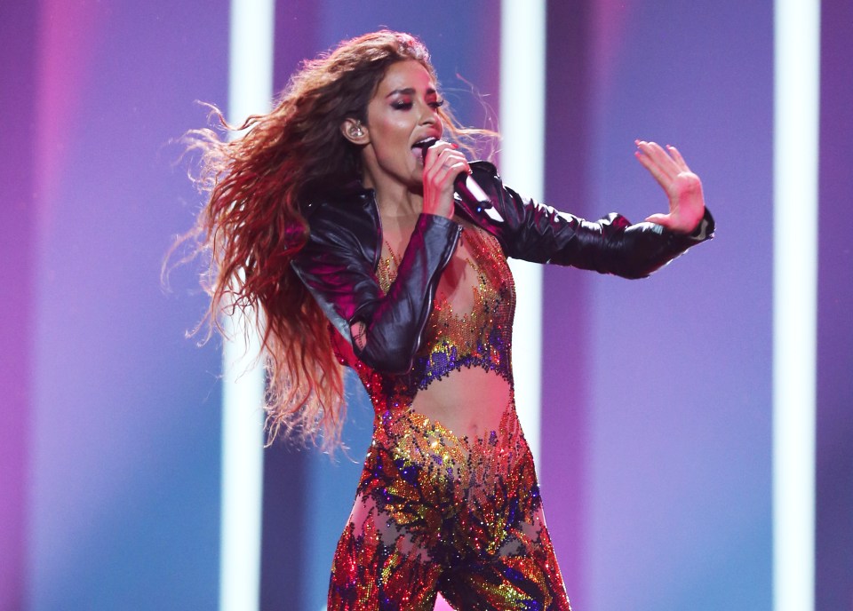  Last year's runner up Eleni Foureira will also light up the stage