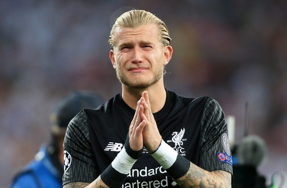  Loris Karius during last year's Champions League final when his errors cost Liverpool