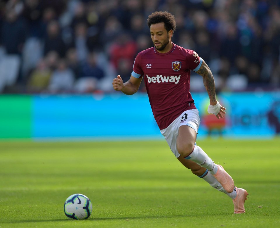  Felipe Anderson is likely to remain West Ham's record signing after his £41m move last summer