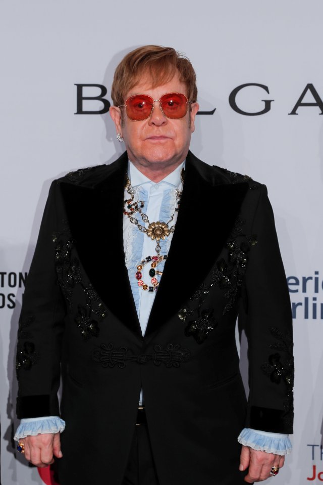  Sir Elton John will also be a big-name guest at Ayda's 40th bash