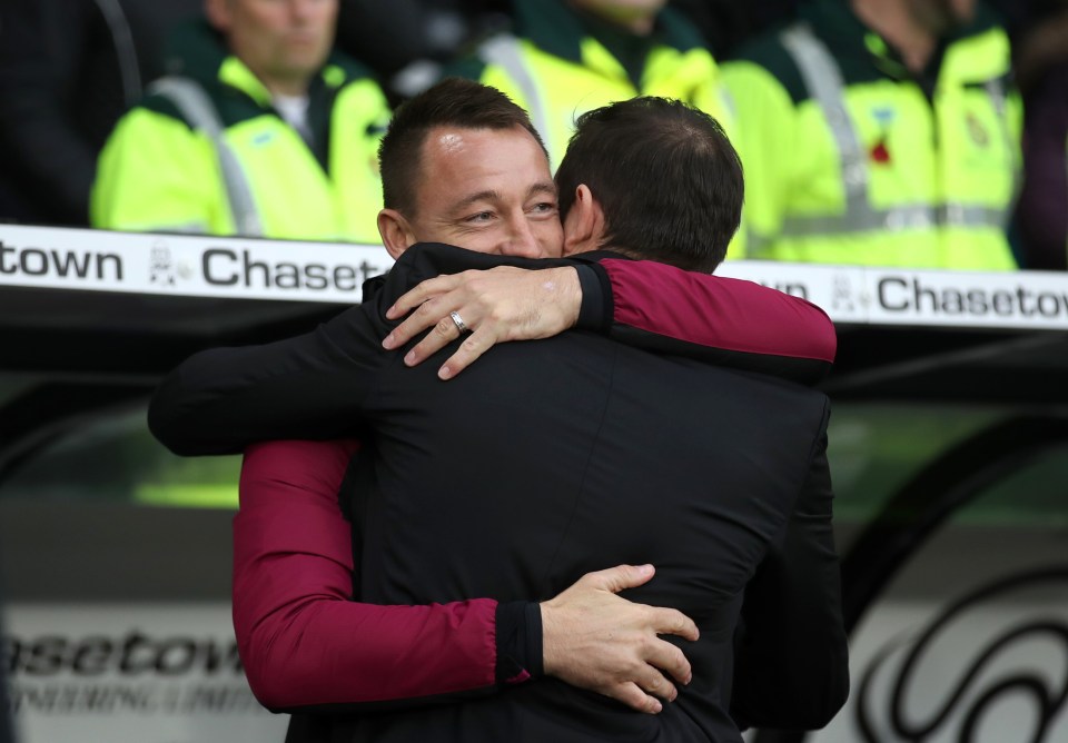  Morris said him and Lampard were 'absolutely buzzing' to be facing Terry's Villa