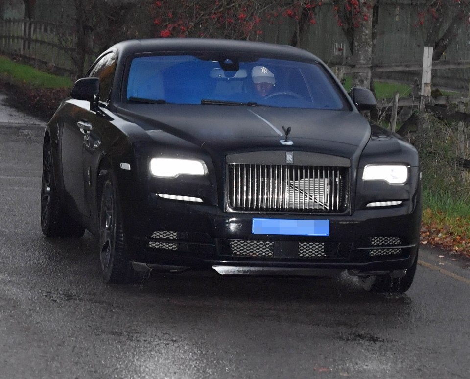  Pogba's car collection includes a black Rolls-Royce Wraith Black Badge valued at £290,000