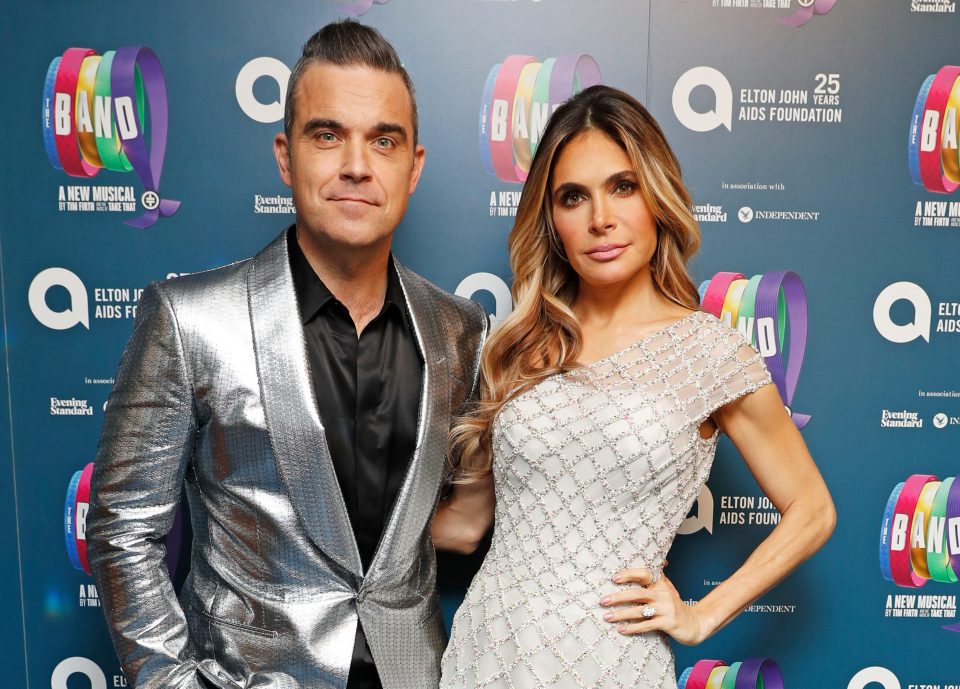  Robbie Williams is planning a lavish party at his US home to celebrate wife Ayda Field’s 40th on May 17