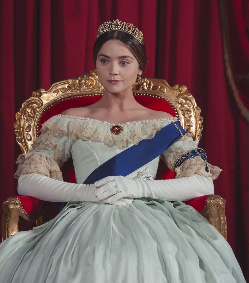  Jenna Coleman in ITV's Victoria