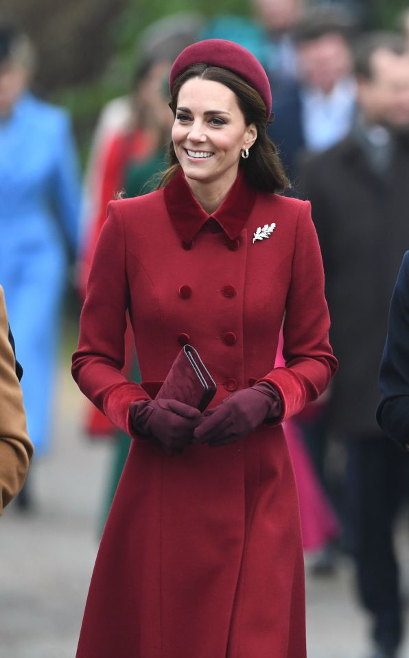  Kate also wore a Jane Taylor headband on Christmas Day last year