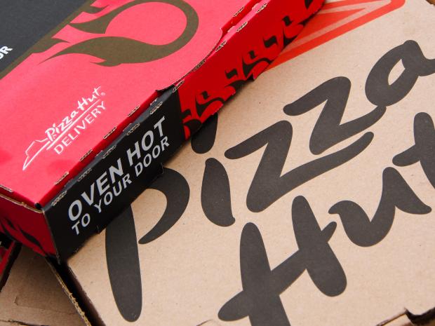 Pizza Hut takeaway boxes