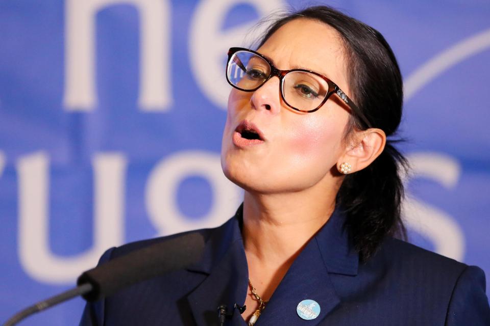  Tory MP Priti Patel will call for a 'new generation of political leaders to effectively take back control'