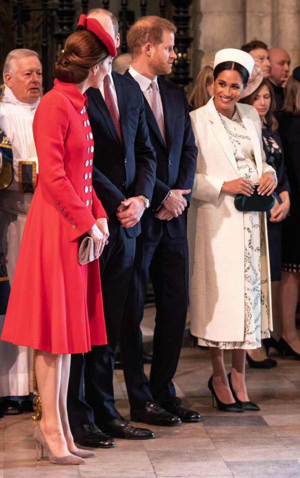  The family dynamics appeared tense during the Commonwealth Day service at Westminster Abbey in March earlier this year