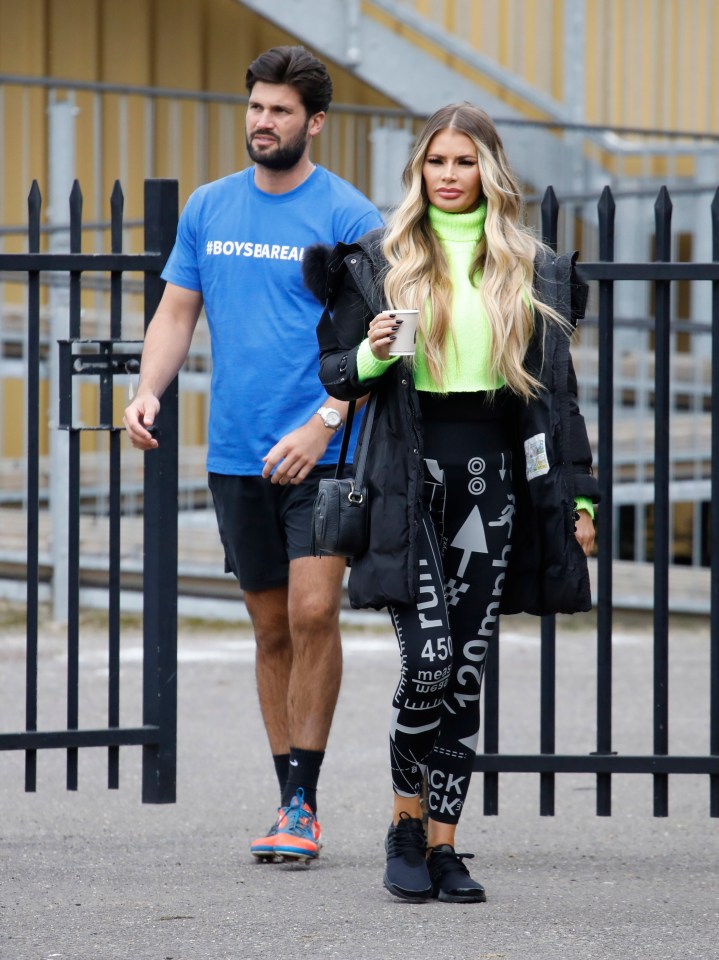 Dan Edgar and former flame Chloe Sims while they were together