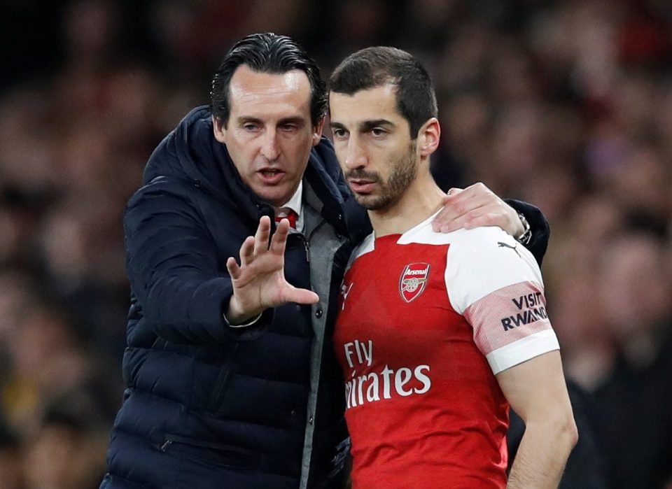  Arsenal are not optimistic Henrikh Mkhitaryan will be able to join them on the plane to Baku for the Europa League final