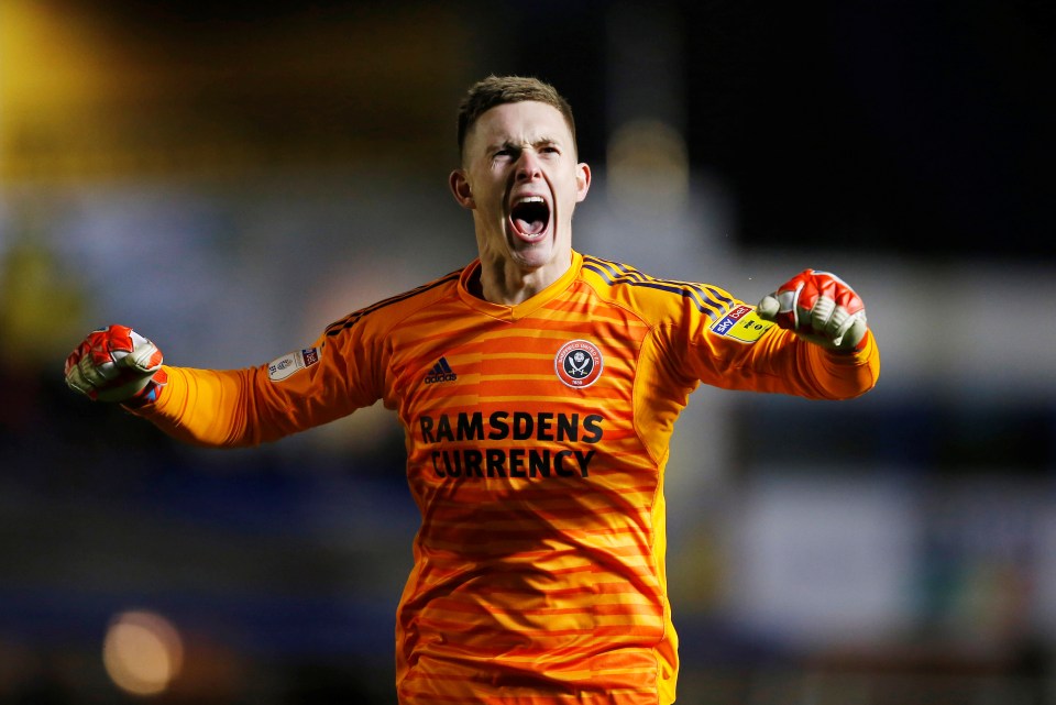  Dean Henderson could become Sheffield United's record signing if he makes his move from Manchester United permanent